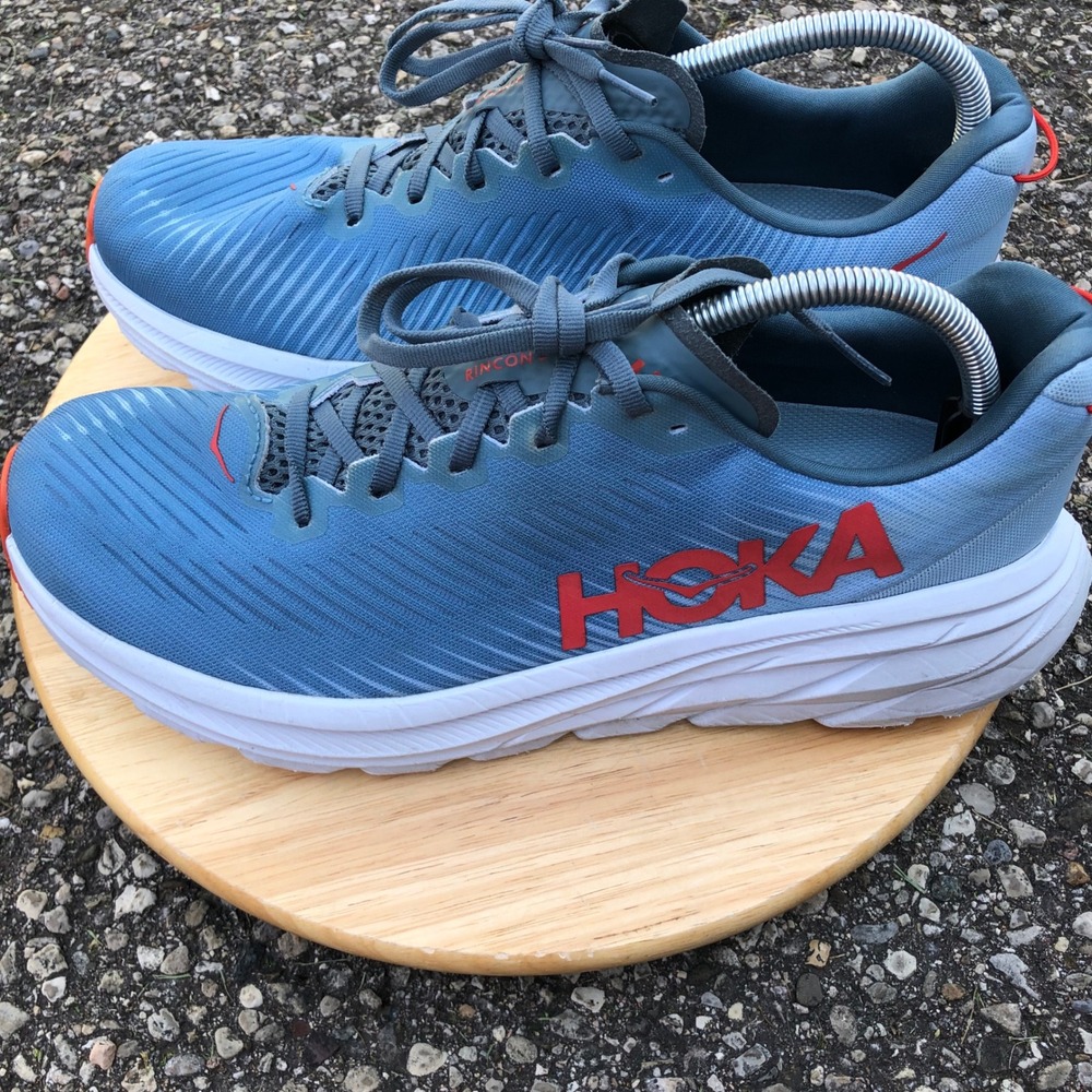 Hoka Rincon 3 Running Shoes Men 11D Blue Mountain Spring Summer Song 1119395MSSS - Picture 4 of 16
